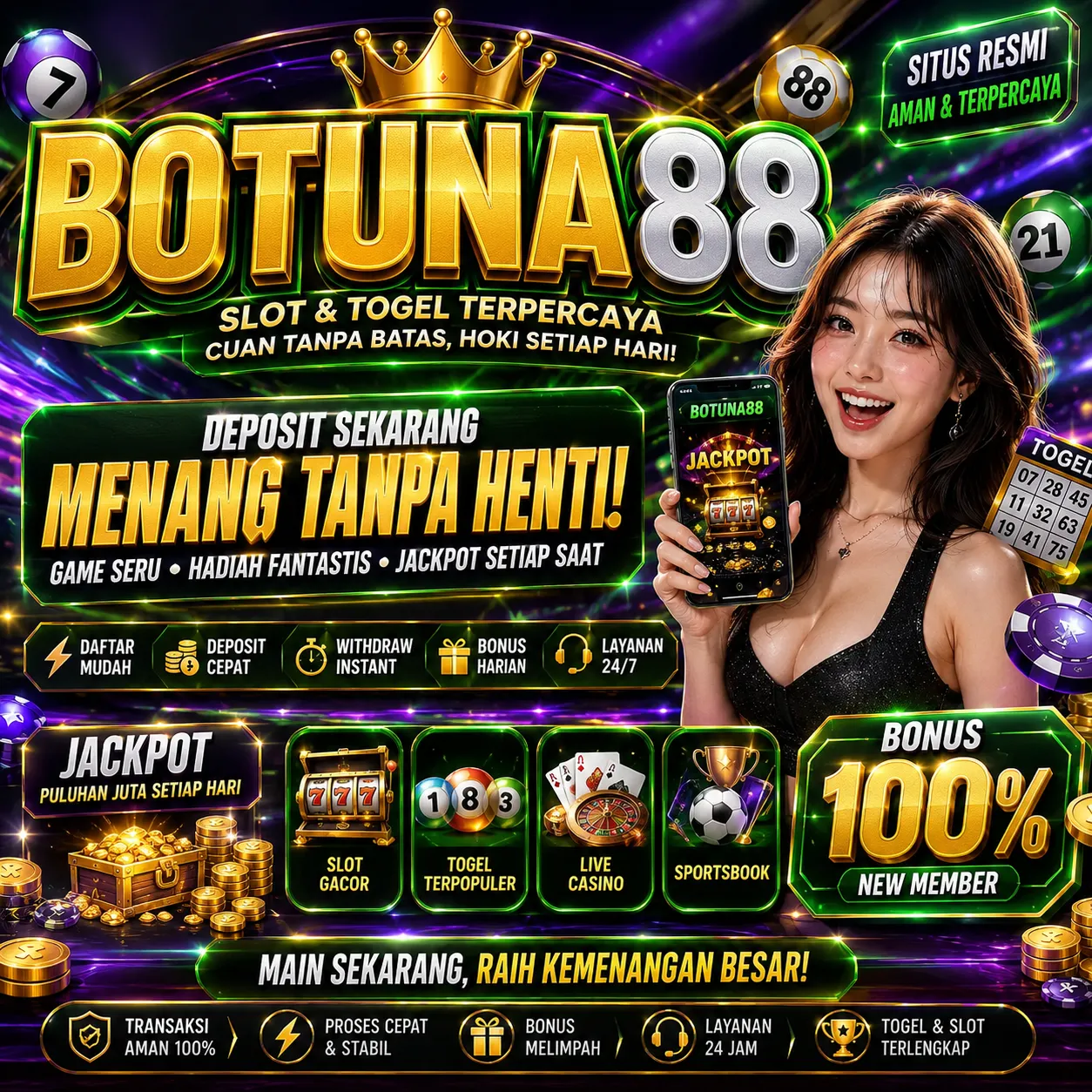 BOTUNA88 Banner